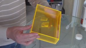 آموزش ساخت جعبه با پلکسی گلاس شفاف رنگی